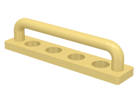 LEGO® los onderdeel Scala in kleur Licht Geel 6969