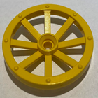 LEGO® los onderdeel Wiel in kleur Geel 4489a