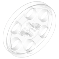 LEGO® los onderdeel Wiel in kleur Doorzichtig 4185