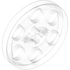 LEGO® los onderdeel Wiel in kleur Doorzichtig 4185
