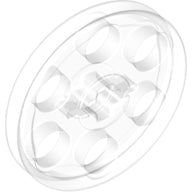 LEGO® los onderdeel Wiel in kleur Doorzichtig 4185