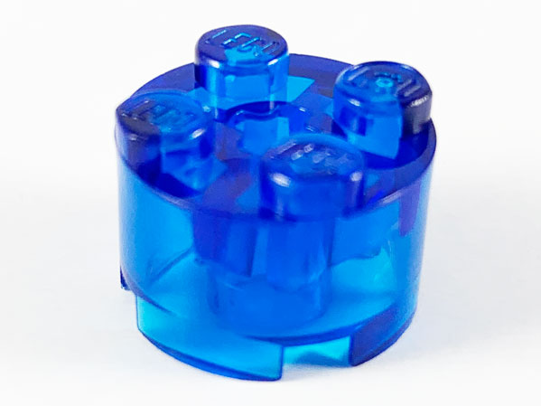 LEGO® los onderdeel Steen Rond Doorzichtig Donkerblauw 3941