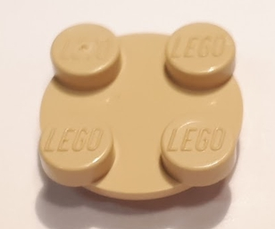 LEGO® los onderdeel Draaischijf in kleur Geelbruin 3679