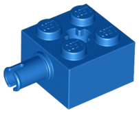 LEGO® los onderdeel Steen Aangepast in kleur Blauw 6232