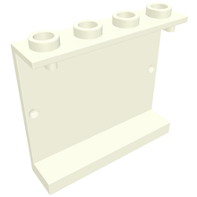 Plaatje in Gallery viewer laden, LEGO® los onderdeel Paneel in kleur Wit 4215b
