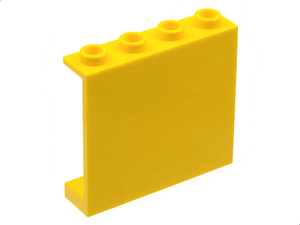 LEGO® los onderdeel Paneel in kleur Geel 4215b