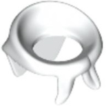 LEGO® los onderdeel Lijf Accessoire in kleur Wit 30133