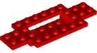 LEGO® los onderdeel Onderstel in kleur Rood 30029