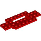 LEGO® los onderdeel Onderstel in kleur Rood 30029