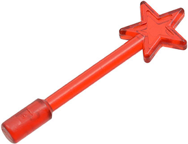 LEGO® los onderdeel Accessoire Doorzichtig Rood 6124