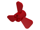 LEGO® los onderdeel Propellor in kleur Rood 6041