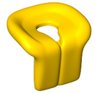 LEGO® los onderdeel Lijf Accessoire in kleur Geel 2610