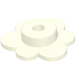 LEGO® los onderdeel Plant & Struik in kleur Wit 3742