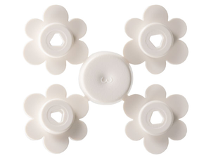 LEGO® los onderdeel Plant & Struik in kleur Wit 3742sprue