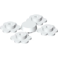 Plaatje in Gallery viewer laden, LEGO® los onderdeel Plant &amp; Struik in kleur Wit 3742sprue