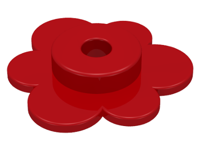 LEGO® los onderdeel Plant & Struik in kleur Rood 3742