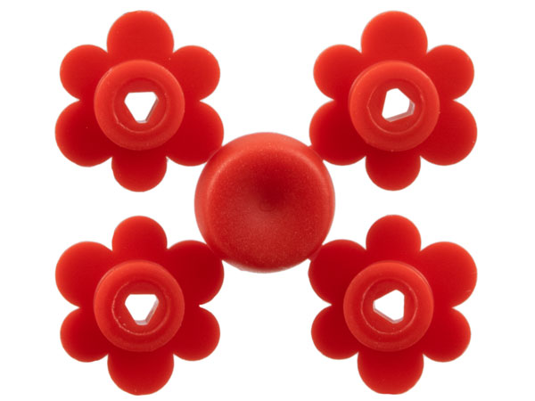 LEGO® los onderdeel Plant & Struik in kleur Rood 3742sprue