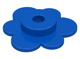 LEGO® los onderdeel Plant & Struik in kleur Blauw 3742