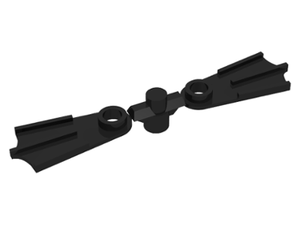LEGO® los onderdeel Lijf Accessoire in kleur Zwart 2599sprue