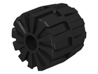 LEGO® los onderdeel Wiel in kleur Zwart 2593