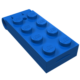 LEGO® los onderdeel Scharnier in kleur Blauw 3149c01