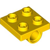 LEGO® los onderdeel Plaat Aangepast in kleur Geel 2817
