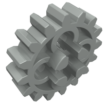 Plaatje in Gallery viewer laden, LEGO® los onderdeel Technische Tandwiel Lichtgrijs 4019