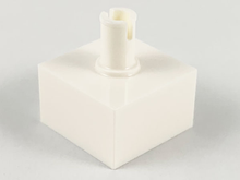 Plaatje in Gallery viewer laden, LEGO® los onderdeel Steen Aangepast in kleur Wit 4729