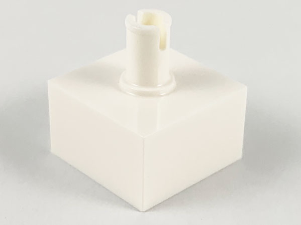 LEGO® los onderdeel Steen Aangepast in kleur Wit 4729
