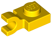 LEGO® los onderdeel Plaat Aangepast in kleur Geel 6019