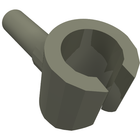 LEGO® los onderdeel Lijf Accessoire in kleur Donkergrijs 983