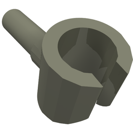 LEGO® los onderdeel Lijf Accessoire in kleur Donkergrijs 983