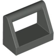 Plaatje in Gallery viewer laden, LEGO® los onderdeel Tegel Aangepast Donkergrijs 2432
