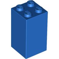 Plaatje in Gallery viewer laden, LEGO® los onderdeel Steen in kleur Blauw 30145