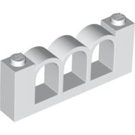 Plaatje in Gallery viewer laden, LEGO® los onderdeel Hek in kleur Wit 30077