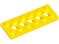 LEGO® los onderdeel Technische Plaat in kleur Geel 32001