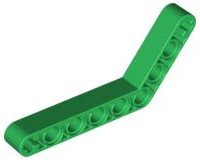 Plaatje in Gallery viewer laden, LEGO® los onderdeel Technische Hefbalk in kleur Groen 6629