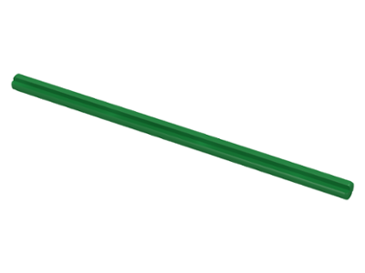 LEGO® los onderdeel Technische As in kleur Groen 3708