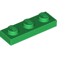 LEGO® los onderdeel Plaat Algemeen in kleur Groen 3623