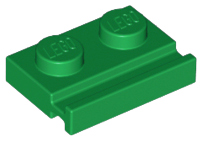 LEGO® los onderdeel Plaat Aangepast in kleur Groen 32028