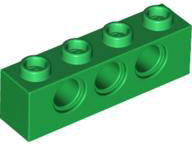 Plaatje in Gallery viewer laden, LEGO® los onderdeel Technische Steen in kleur Groen 3701