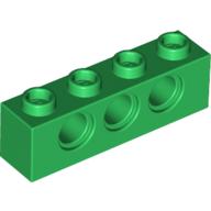 Plaatje in Gallery viewer laden, LEGO® los onderdeel Technische Steen in kleur Groen 3701