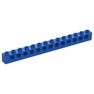 Plaatje in Gallery viewer laden, LEGO® los onderdeel Technische Steen in kleur Blauw 32018
