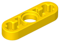 LEGO® los onderdeel Technische Hefbalk in kleur Geel 6632