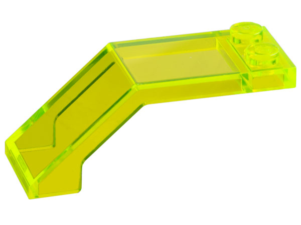 LEGO® los onderdeel Voorruit Doorzichtig Neon Groen 6070
