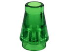 LEGO® los onderdeel Kegel in kleur Doorzichtig Groen 4589