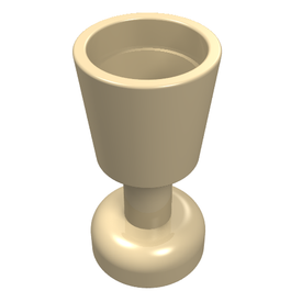 LEGO® los onderdeel Accessoire in kleur Geelbruin 2343