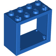 Plaatje in Gallery viewer laden, LEGO® los onderdeel Raamkozijn in kleur Blauw 4132