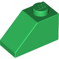 Plaatje in Gallery viewer laden, LEGO® los onderdeel Dakpan Algemeen in kleur Groen 3040