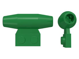LEGO® los onderdeel Vliegtuig in kleur Groen 3475b